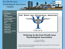 Tablet Screenshot of fwapa.org
